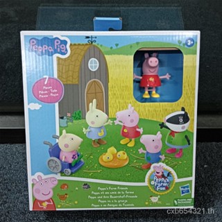 Speedy Shipping ชุดบ้านตุ๊กตา Peppa Piggy Friends F6412 P6IS ของเล่นสําหรับเด็ก