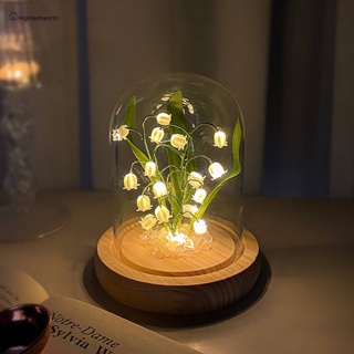 [Hightechworld.th] โคมไฟกลางคืน Lily of The Valley DIY สําหรับตกแต่งบ้าน วันวาเลนไทน์