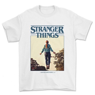 การออกแบบเดิมเสื้อยืดโอเวอร์ไซส์เสื้อยืด พิมพ์ลายภาพยนตร์ Stranger THINGS S-5XL