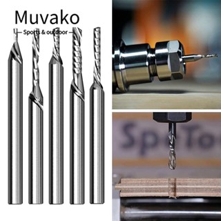 MUVAKO ดอกสว่านเอ็นมิล CNC อลูมิเนียม สําหรับตัดมิลลิ่ง