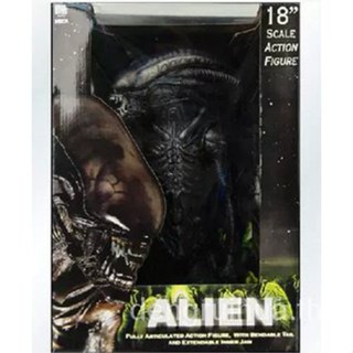 โมเดลเปลือกหอยเอเลี่ยน Neca Alien Wars Predator 1979 ขนาด 60 ซม. สีโปร่งใส แบบเคลื่อนย้ายได้