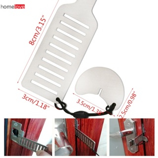 สแตนเลสล็อคประตูแบบไม่มีหมัด Anti-theft Door Stopper Addalock Portable Self-defense Travel Stopper For Hotel Motel Dormitory homelove