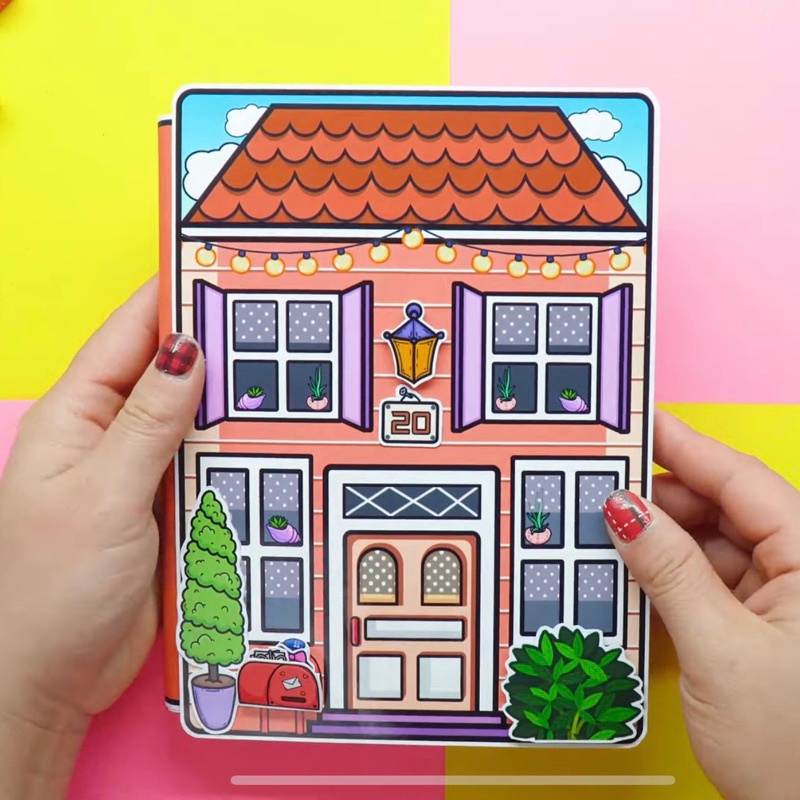 [AuYouti Fairy ] Fairy House Collection - Toca Boca Chocolate House Paper Doll House
