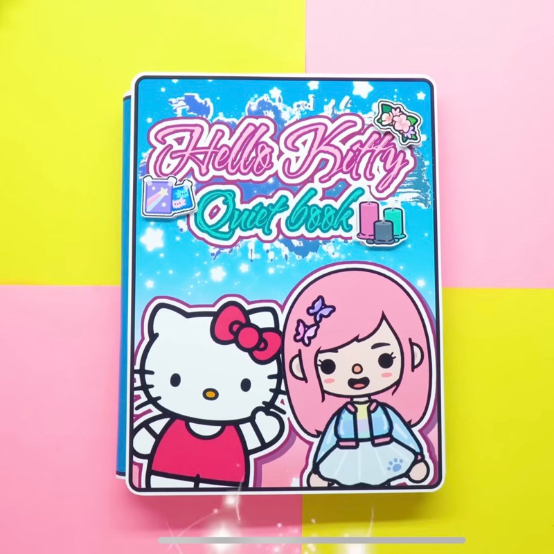 [AuYouti Fairy ] Paper Doll Collection - Toca Boca Hello Kitty House Paper Doll House