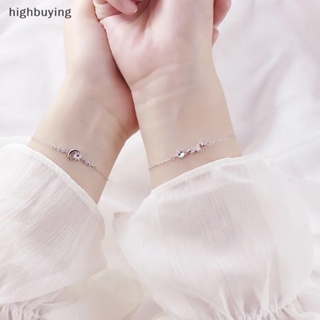 [highbuying] สร้อยข้อมือ ลายดวงจันทร์ ดาว ของขวัญวันเกิด สําหรับนักเรียนหญิง พร้อมส่ง