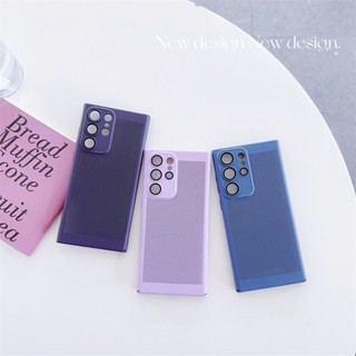 เคสมือถือ แบบแข็ง ลายจุด ป้องกันเลนส์กล้อง สําหรับ Samsung S22 Plus S22 Ultra