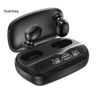 Huarmey TG03 หูฟังสเตอริโอไร้สาย บลูทูธ 50 ตัดเสียงรบกวน สําหรับเล่นกีฬา