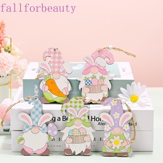 FALLFORBEAUTY ตุ๊กตากระต่ายไม้ แบบแขวนตกแต่งโต๊ะ ของขวัญเด็ก