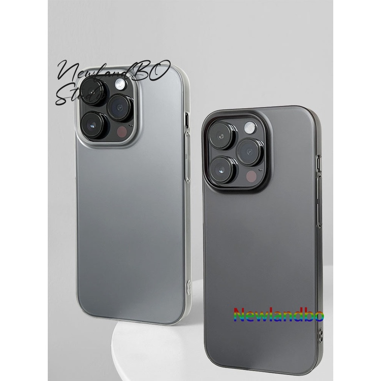 เคสโทรศัพท์มือถือ พลาสติกแข็ง โปร่งแสง สําหรับ iPhone 15 14 13 12 11 Pro max