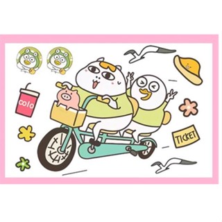 สติกเกอร์ กันน้ํา กันแดด ลายเป็ดน้อย สําหรับติดตกแต่งรถจักรยานไฟฟ้า