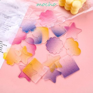 MOCHO จี้การ์ดรูปภาพ แบบใส รูป Guka Gradual DIY สําหรับนักเรียน จํานวน 10 ชิ้น