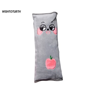 ☼Wt ปลอกหุ้มสายเข็มขัดนิรภัย แบบนิ่ม ลายการ์ตูนผลไม้น่ารัก สําหรับเด็ก
