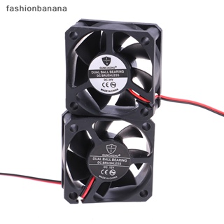 [fashionbanana] พัดลมระบายความร้อนอินเวอร์เตอร์ 5020 5V 12V 24V 50*50*20 มม. 2 สาย 2-Pin