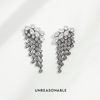 ต่างหู Crystal ต่างหูคลิป ต่างหูก้านเงินแท้ น้ำหนักเบา สวยใส่สบาย Unreasonable Accessories UA0833-01