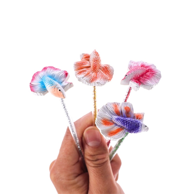 Betta Training Wand Betta Starter Kits Resin Betta Training Stick Decorations