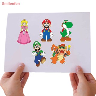 [Smileofen] ใหม่ สติกเกอร์ ลายการ์ตูน Super Mario Luigi Yoshi 6 ชิ้น อุปกรณ์เสริม สําหรับครอบครัว แม่ และเด็ก