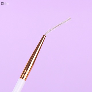 [Dhin] 1Pc Fine Makeup Eyelash Brushes Eyebrow Brush Wood Handle Mascara Wand Applicator Lashes Extension Tools COD