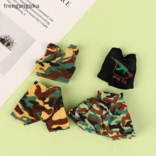 [FREG] 30cm Doll Clothes Camouflage Special Forces Police Clothes Suit For Girls Doll Accessories FDH