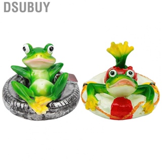 Dsubuy Garden Frog Pond Ornament Resin Floating Statue Water Decor
