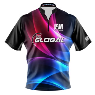 เสื้อโปโล 3D 900 Global DS Bowling Jersey 1507-9G สําหรับผู้ชาย