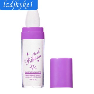 [Lzdjhyke1] แป้งฝุ่น ไฮไลท์ กลิตเตอร์ สําหรับแต่งหน้า