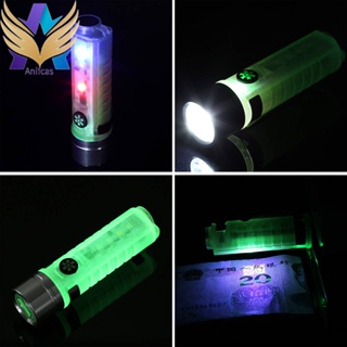 ไฟฉาย 1500mah LED แบบพกพา 8 โหมด ขนาดเล็ก สําหรับเดินป่า ตกปลา