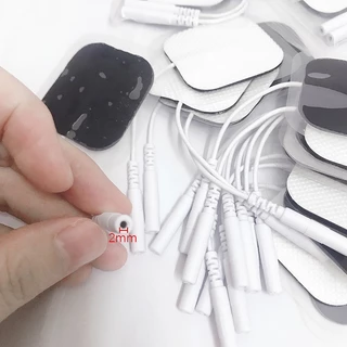 10/20pcs เครื่องกระตุ้นกล้ามเนื้อ Electrode Pads เจลผ้าไม่ทอ Self กาวเปลี่ยนแผ่นสําหรับ Tens Digital Therapy เครื่อง