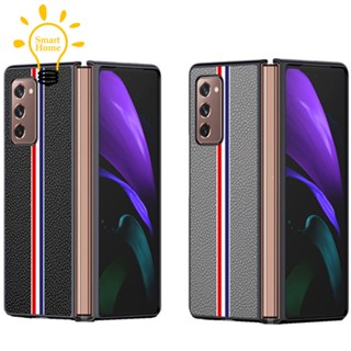 เคสโทรศัพท์มือถือหนัง แบบฝาพับ บางพิเศษ สําหรับ Samsung Galaxy Z Fold 2 5G Fold2 TB Limited Edition