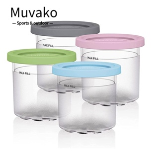 Muvako ขวดใส่ไอศกรีม สําหรับ NC301 NC300 NC299AM 12 4 ชิ้น