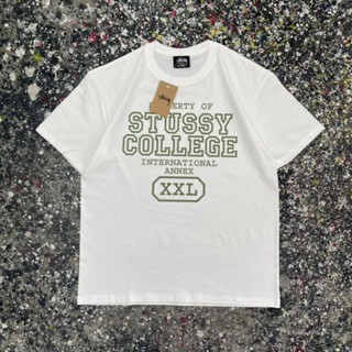 Stussy - เสื้อยืดแขนสั้น พิมพ์ลาย สไตล์คลาสสิก แฟชั่น สําหรับผู้ชาย และผู้หญิง Hktysd