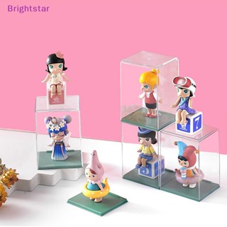 Brightstar ใหม่ กล่องเก็บตุ๊กตาฟิกเกอร์ ขนาดเล็ก วางซ้อนกันได้