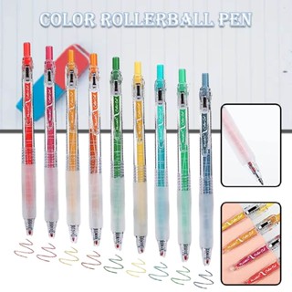 Retractable Gel Pens Fine Point 0.5mm Assorted Color Gel Marker For Journaling