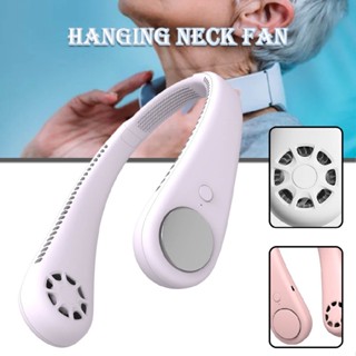 Portable Neck Fan Hands Free Bladeless Fan USB Wearable Personal Fan 3 Speeds