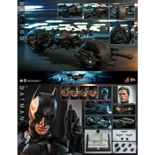 ของเล่นตุ๊กตาฟิกเกอร์ HT DX19/MMS591 The Dark Knight สเกล 1/6 Bat Hero Christian Bell Full Set with Pod Model 12 นิ้ว