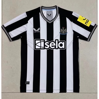 เสื้อกีฬาแขนสั้น ลายทีมชาติฟุตบอล Newcastle United 2324 คุณภาพสูง