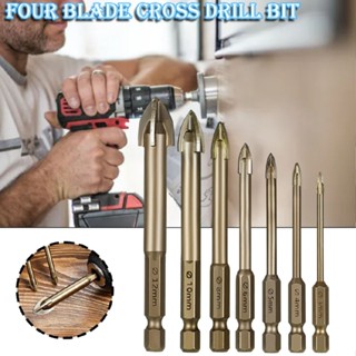 7PCS Multi-Material Tile Drill Bits 3-12mm for Ceramic Porcelain Granite Marble