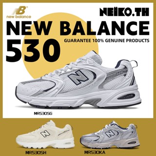 Sneakers&lt;New Balance&gt;MR530SG/MR530KA/MR530SH 100%แท้ White silver/Ash silver/Beige