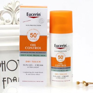 Eucerin ครีมกันแดด ควบคุมความมัน ป้องกันรังสียูวี SPF50+ 50 มล. กันน้ํา