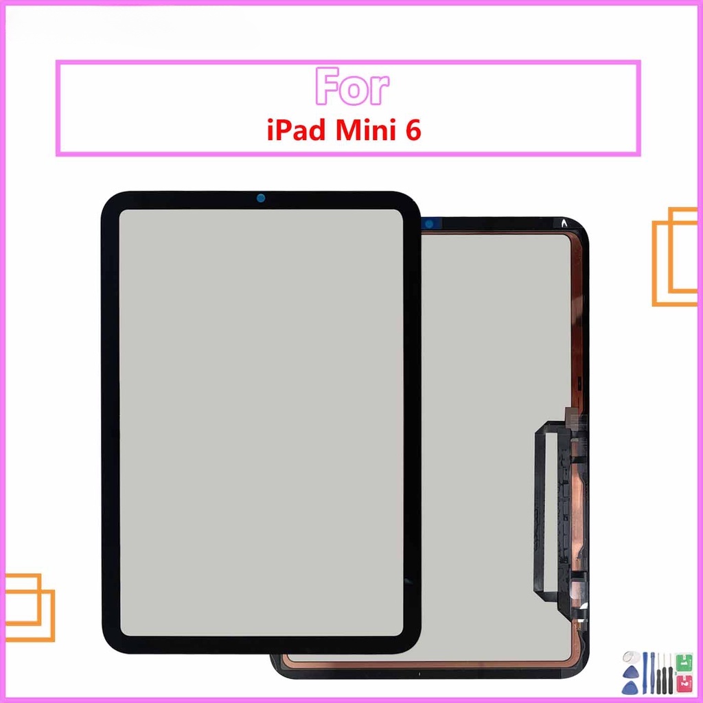 แผงหน้าจอสัมผัสดิจิทัล 100% แบบเปลี่ยน สําหรับ iPad Mini 6 iPad Mini 6