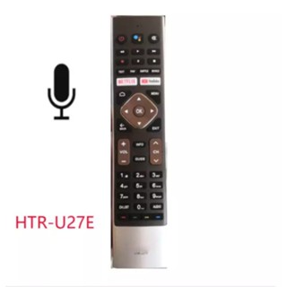 ใหม่ แท้ รีโมตคอนโทรล สําหรับสมาร์ททีวี Haier LCD HTR-U27E HTR-U27A LE65K6600UG LE55K 6600UG LE32K6600SG LE43K6700UG LE43K6600SG LE50K6700UG LE50U69000 UG LE55K6700UG