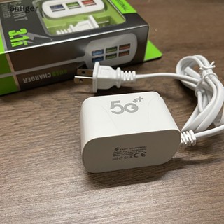 Lanf ปลั๊กพ่วงชาร์จโทรศัพท์ USB 6 พอร์ต ขนาดเล็ก EN