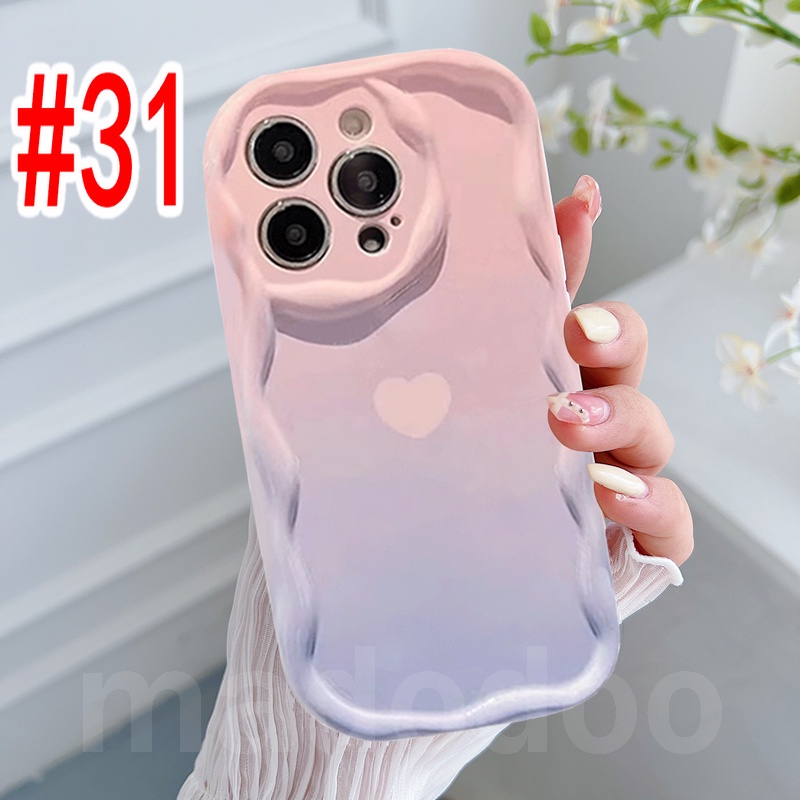 เคสซัมซุง For Samsung Galaxy A57 A37 A56 A36 A26 A17 A06 A16 A55 A35 A25 A15 A05 A05S A54 A34 A24 A14 A73 A72 A53 A52 A52S A33 A23 A13 A12 A32 A22 A02 A02S A03S A04 M34 M32 M12 J7 Prime ins Blue Purple Love Cute Soft Phone Case NY 31 - รูปที่ 6
