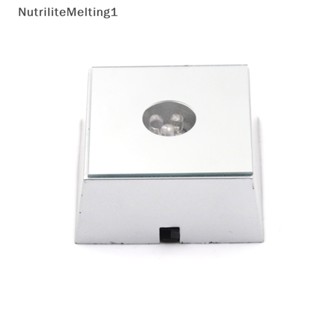 [NutriliteMelting1] ฐานไฟคริสตัล LED 3 ดวง ละเอียดอ่อน สําหรับตกแต่ง [TH]