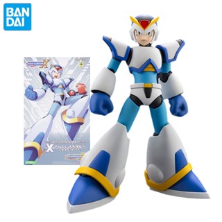 Bandai Original Mega Man Anime Model Garage Kit KP655 Rockman X Full Armor Anime Action Figure Collection Hobby Toys