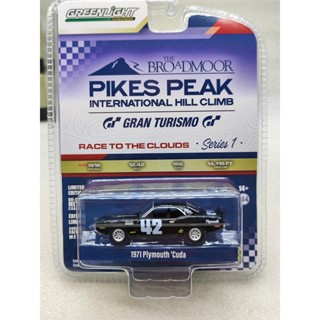 พร้อมส่ง GreenLight GreenLight 1: 64 1971 Plymouth HemiCuda #42 - Jess Neal