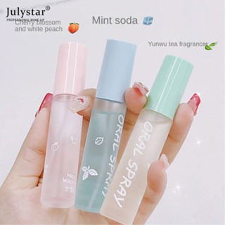 JULYSTAR Probiotics Oral Refreshing Spray สเปรย์ระงับกลิ่นปาก Breath Refreshing Mouth Spray Duration แบบพกพานักเรียนชายและหญิง