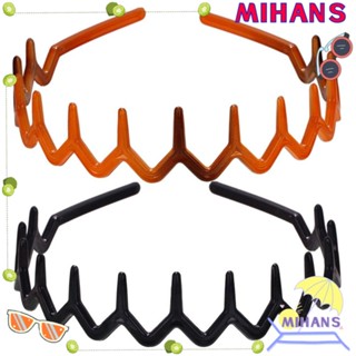 Mih Zigzag ที่คาดผม สําหรับเด็กผู้หญิง ผู้หญิง ผู้ชาย สําหรับล้างหน้า