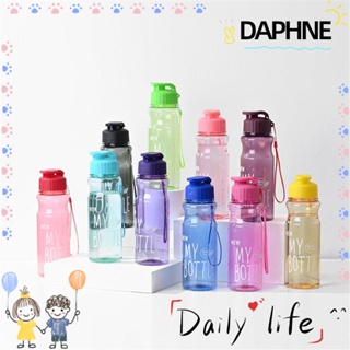 Daphne ขวดน้ําพลาสติก หลากสี 650 มล. สําหรับเล่นกีฬา เดินทาง