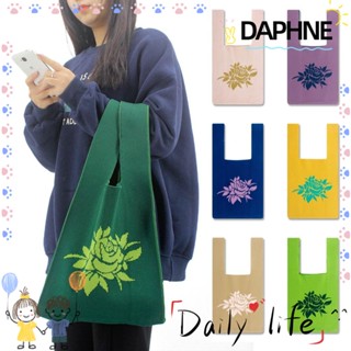 Daphne กระเป๋าสะพายไหล่ ทรงโท้ท ผูกปม ใช้ซ้ําได้ สําหรับผู้หญิง