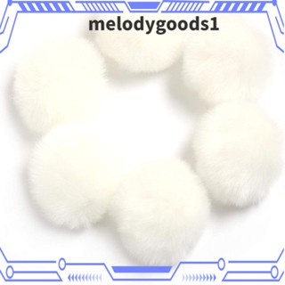 MELODYGOODS1 ปอมปอมขนสุนัขจิ้งจอกเทียม อะคริลิค 3.9 นิ้ว 10 ซม. 6 ชิ้น